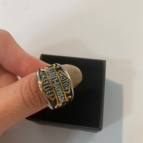 Harley Davidson motorcycle stainless steel ring. - Picture 4 of 11
